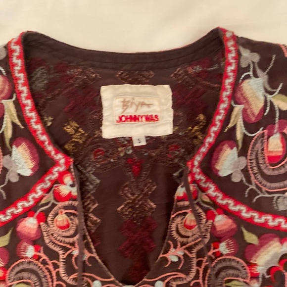 Johnny Was Tops - Johnny Was Silk Tunic S